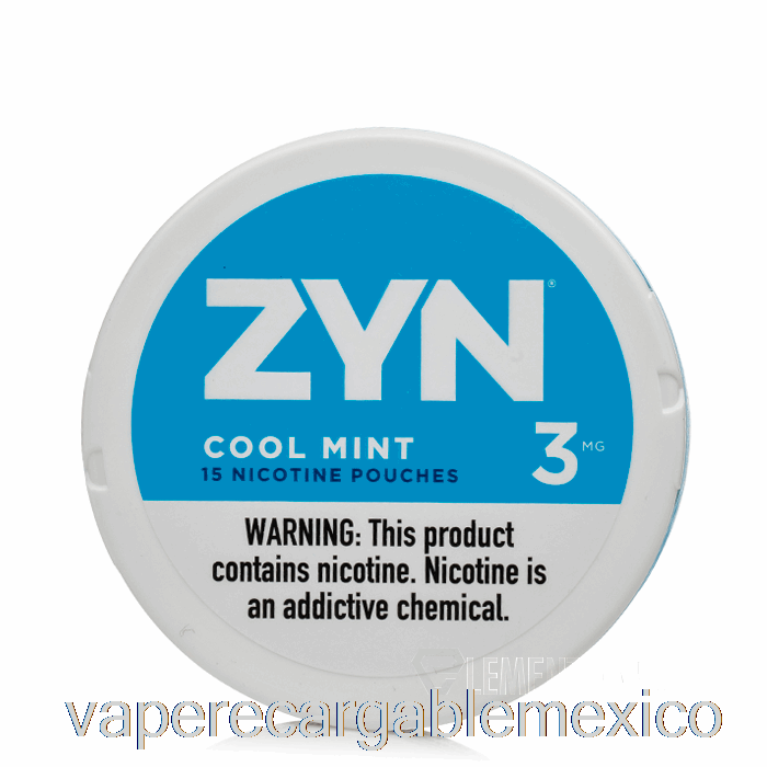 Vape Recargable Zyn Bolsas De Nicotina - Menta Fresca 3 Mg